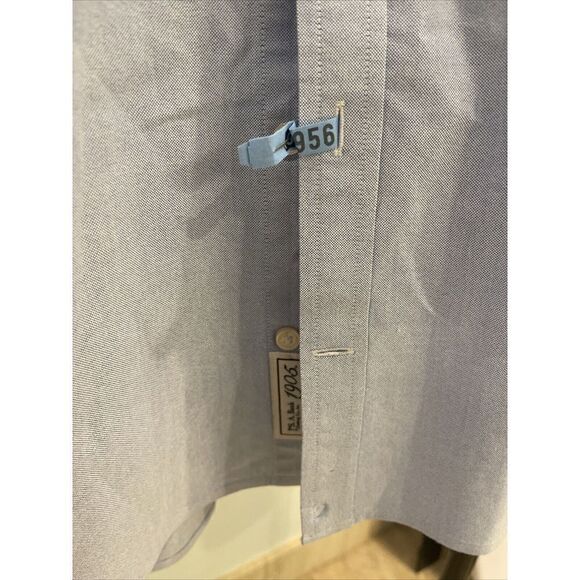 Jos A Bank 1905 Button Shirt Mens Size XXL Tailored Fit Long Sleeve Blue - Picture 3 of 4